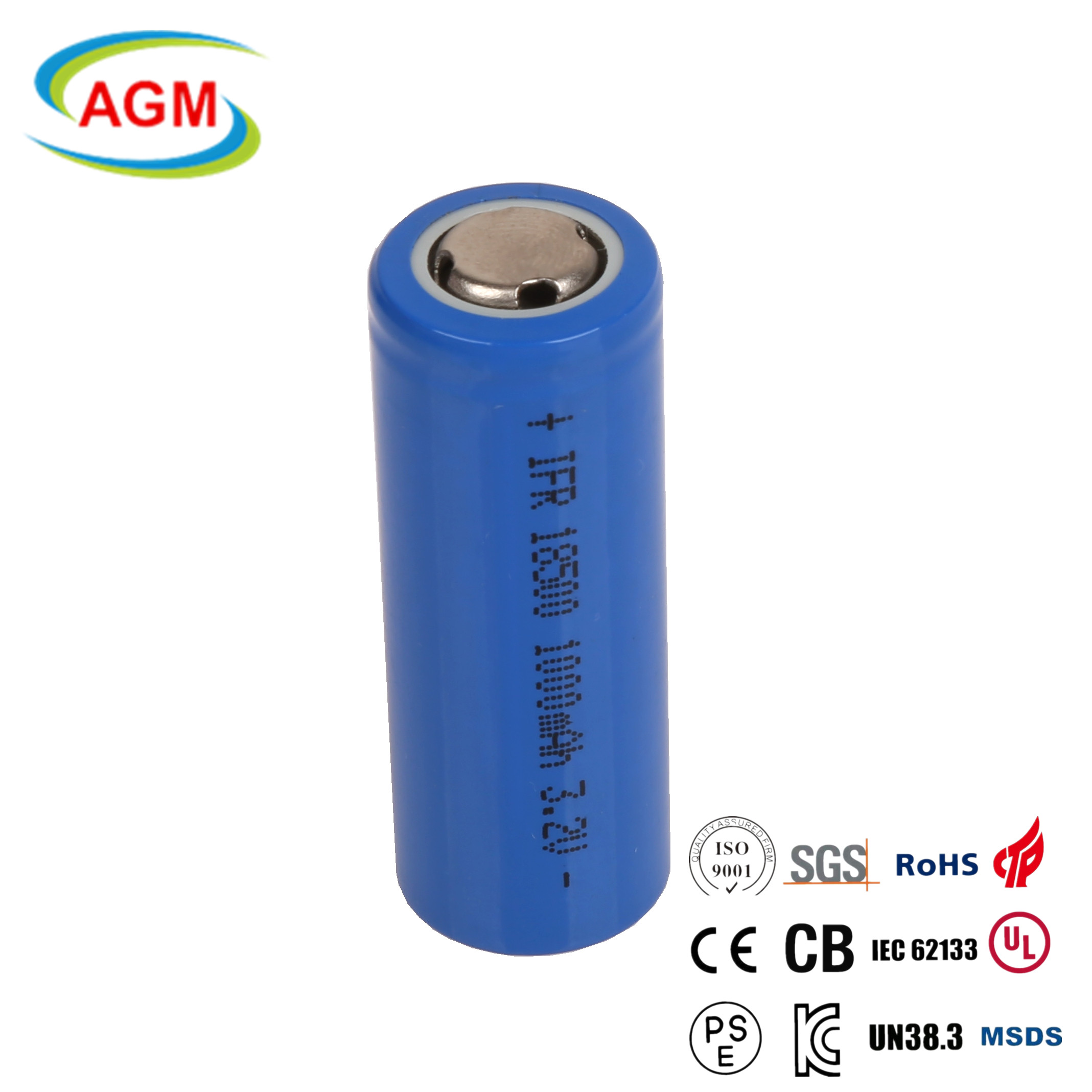 IFR 18500 1000mAh 3.2V lithium battery lifepo4