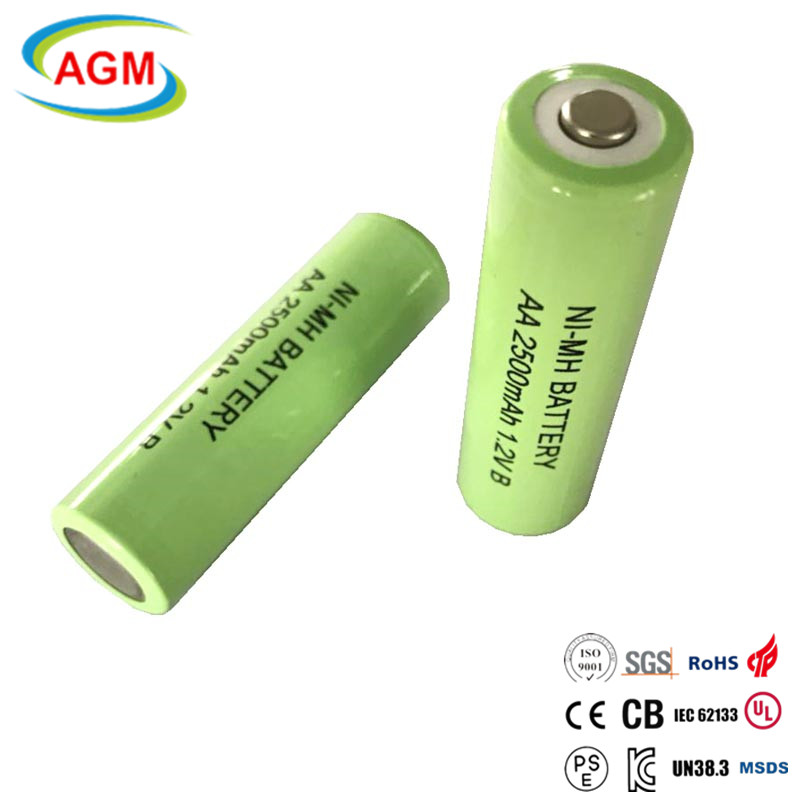 AA 2500mAh 1.2V 镍氢电池  