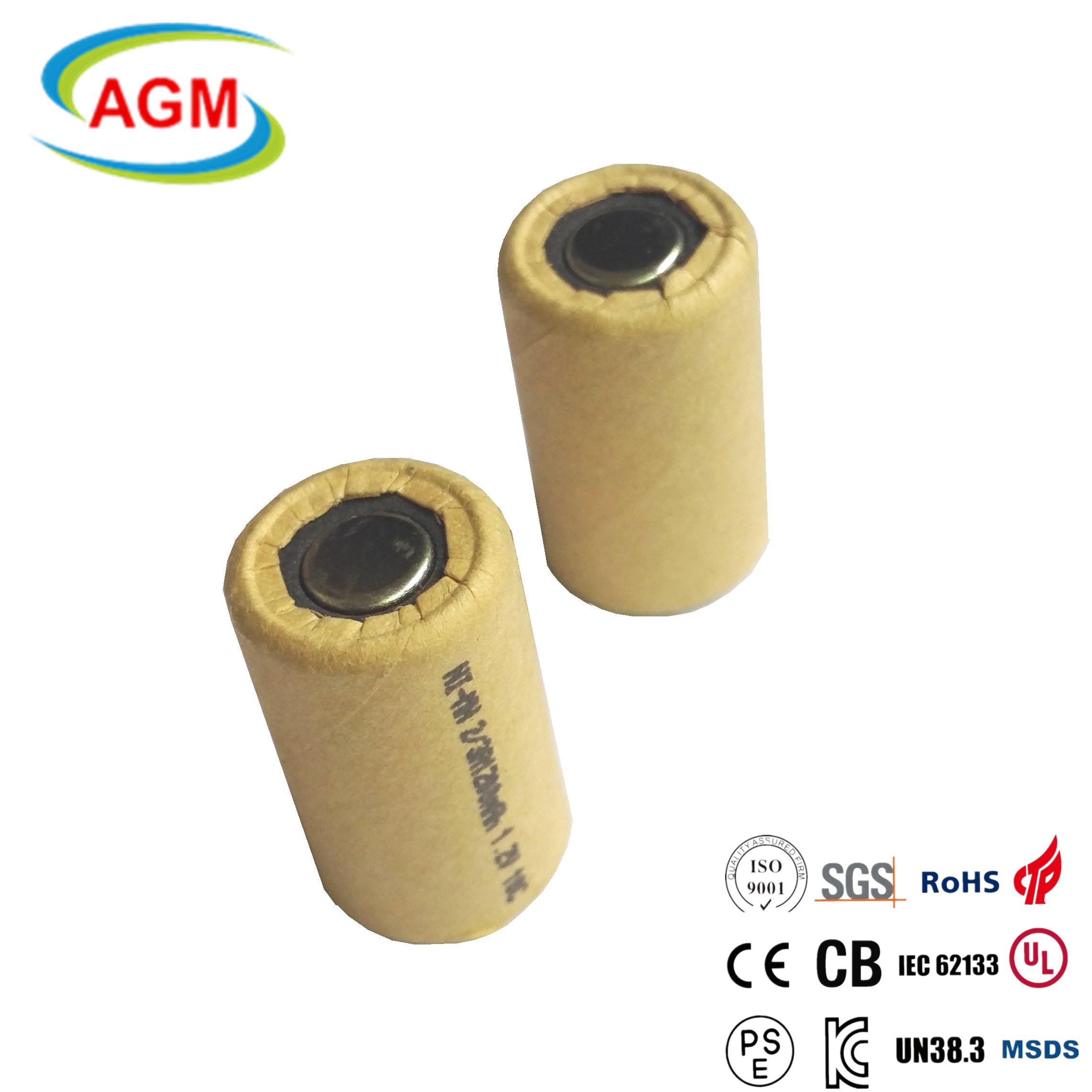 2/3A 1200mAh 1.2V 10C Ni-MH Battery