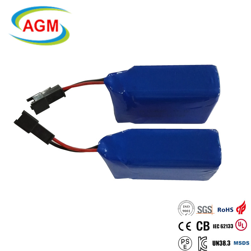 可充Pl704050 11.1V 1800mAh 聚合物锂电池组