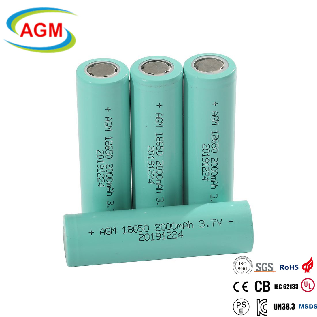 ETC UL MSDS UN38.3 ICR18650 2000mAh/2200mAh/2600mAh 3.7V 锂离子电池